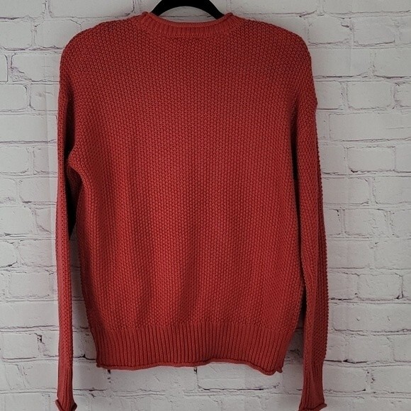 Jessica Simpson Orange Knit Sweater Size Small - Picture 5 of 10